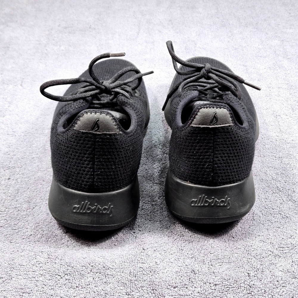 Allbirds Tree Runners Mens‎ Size 11 Black Good Sustainable Mesh Sneakers - Picture 7 of 13